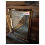 Mirror in ornate frame, needs a little DIY, but