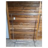 Metal clothing rack, 62x51 in