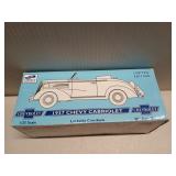 1937 Chevrolet cabriolet diecast coin bank 1:25