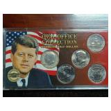 Kennedy oval office collection 1969, 40% silver