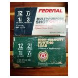 50 rds 12 ga 2 3/4" 7 1/2 shot shells