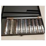 9 pc Husky socket set 10mm-19mm, extension