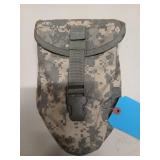 Military folding shovel in holster