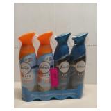 4 pack new febreze air freshener spray