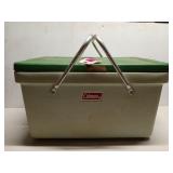 Vintage Coleman cooler with handles