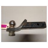 Receiver hitch with 2-in ball