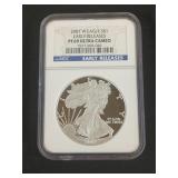 2007 silver eagle silver dollar PF 69 ultra c