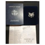 2000 American eagle 1 oz proof silver coin