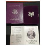 1987 American eagle silver $1