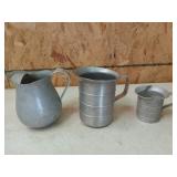 Vollrath aluminum pitcher, Wear Ever, other