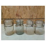 Ball, Drey, Atlas glass jars with glass lids