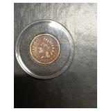 1863 Indian Cent - Civil War, copper / nickel