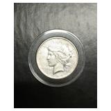 1923 D peace dollar - mint luster