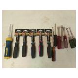 Asst new & used nut drivers, etc