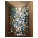 Box of 1/2" - 7/8" hose clamps