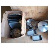 Collection of pots, and baking dishes