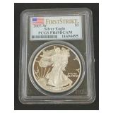 2007 w silver eagle PC GS PR 69dcam