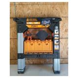 2 pc pony clamping sawhorses, new, but 1 corner