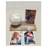 Texas Rangers Rusty Greer autographed baseball