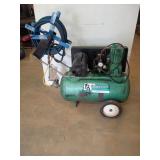 Sears air compressor with hose reel works 220 volt
