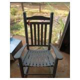 Wooden rocking chair, would look nice on the