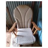 Wooden glider, 39x24x22 in