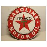 Metal Texaco sign 22"