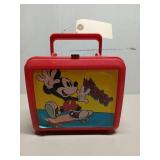 Aladdin Mickey Mouse plastic lunch box with