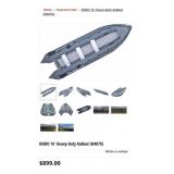 Ka boat model sk487xl gray inflatable, has had