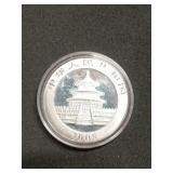 Chinese Silver Panda coin 1 oz silver 10 Yuan coin