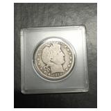 1912 Barber half dollar
