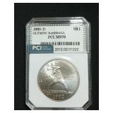 1992-D Olympic baseball commemorative silver