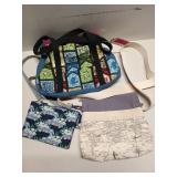 3 handmade purses