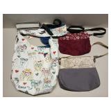 4 handmade purses