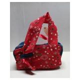 Handmade tuffy tote handbag