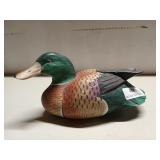 Wooden duck decoy 11"