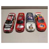 4 NASCAR diecast collectibles 1:24 scale
