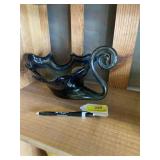 "Sooner Glass. glass swan 1970s