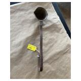 Antique cast iron blacksmith Ladle with bent