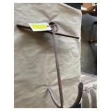 Cast iron anchor, 15 inches long anchor about 9