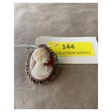 Older cameo brooch, or can be worn with chain