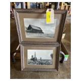 Black and white framed prints 11 x 14