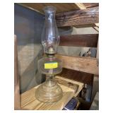 Glass oil lamp