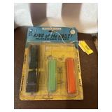 Vintage toy train set in original package