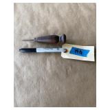 Antique wood turned AWL with metal tip