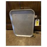 Aluminum car hop window tray