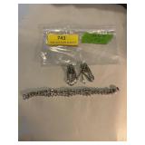 Vintage white rhinestone bracelet and