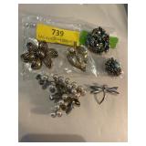 Collection of brooches