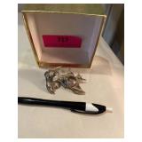 Very unique.. 1940s Coro Duette  sterling jelly