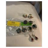 Vintage earrings clip, screw back and pierced